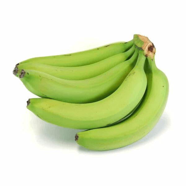 Green Cavendish bananas prepared for export pallets